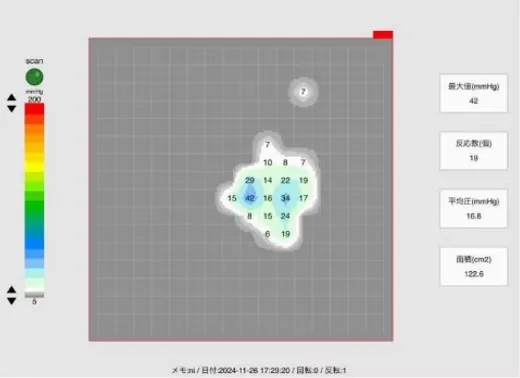 従来家具椅子 座面圧