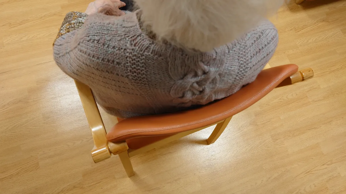 従来家具椅子 座面圧